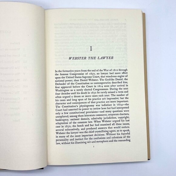 Daniel Webster and the Supreme Court Maurice G Baxter 1966 Hardcover - Picture 4 of 8